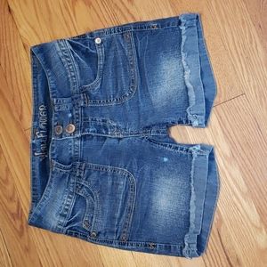 Wallflower jean shorts